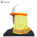 2018 Venta al por mayor de calidad superior Sombrero Sun Shade Reflective Neck Shield Protect casco respirable para los trabajadores de la construcción ferroviaria